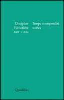 Discipline filosofiche (2012). vol. 1: tempo e temporalità storica