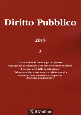 Diritto pubblico (2015). vol. 3