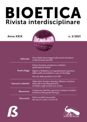 Bioetica. rivista interdisciplinare (2021). vol. 2