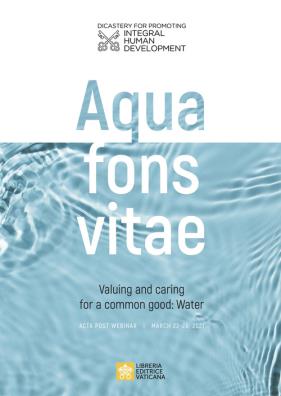 Aqua fons vita. valuing and caring for a common good: water. acta post webinar. march 22 - 26, 2021. ediz. multilingue