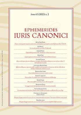 Ephemerides iuris canonici (2023). vol. 2
