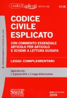Codice civile esplicato con commento essenziale articolo per articolo e schemi a lettura guidata. leggi complementari