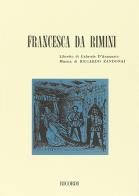 Francesca da rimini. libretto. musica di r. zandonai
