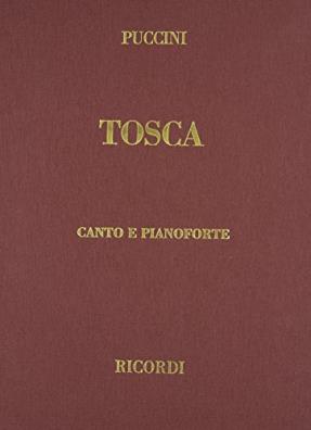 Tosca. melodramma in 3 atti di l. illica e g. giacosa. riduzione per canto e pianoforte. ediz. italiana e inglese
