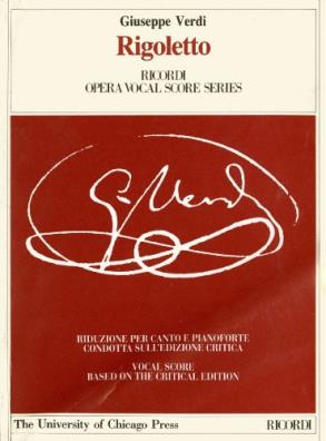 Rigoletto. melodramma in 3 atti. riduzione per canto e pianoforte (prefazione in italiano e inglese). ediz. italiana e inglese