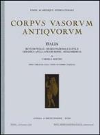 Corpus vasorum antiquorum. italia. vol. 80: museo nazionale di ruvo di puglia. ceramica medio - italiota