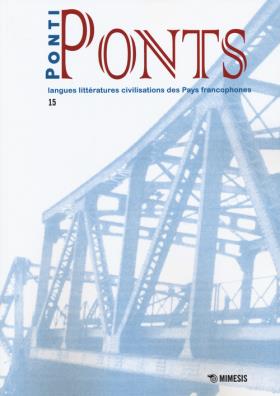Ponti - ponts. langues littératures. civilisations des pays francophones. vol. 15: bars, cafés, buvettes.