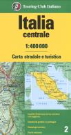 Italia centrale 1:400.000. carta stradale e turistica