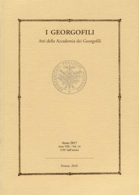 Georgofili. atti della accademia dei georgofili (2017) (i). vol. 14