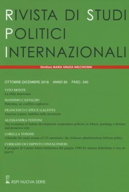 Rivista di studi politici internazionali (2018). vol. 4