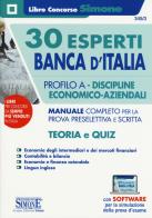 30 esperti banca d'italia. profilo a. discipline economico - aziendali.