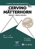 Carta escursionistica cervino - matterhorn (zermatt, cervinia)