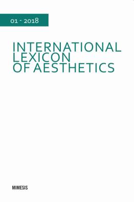 International lexicon of aesthetics (2018). vol. 1