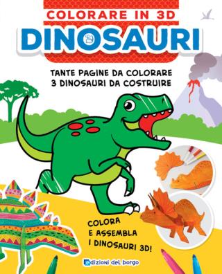 Dinosauri. colorare in 3d. ediz. a colori