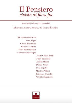 Pensiero. rivista di filosofia. vol. 61: ebraismo e cristianesimo: un lessico filosofico