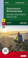 Austrian long distance hiking 1:800.000