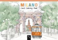 Milano. card coloring book. ediz. italiana e inglese