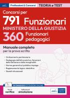 Concorso 360 funzionari giuridico - pedagogici al ministero della giustizia