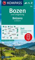 Cartina escursionistica n. 154. bolzano e dintorni 1:25.000. con app