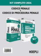 Codice penale + codice di procedura penale. kit completo 2024. con espansione online