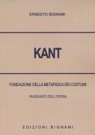 Kant. fondazione della metafisica dei costumi. riassunto dell'opera