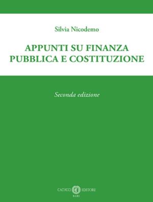 Appunti su finanza pubblica e costituzione