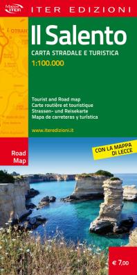 Il salento. carta stradale e turistica 1:100.000. ediz. multilingue 