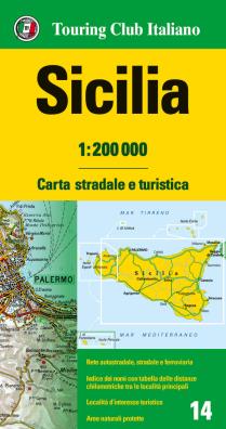 Sicilia 1:200.000 carta stradale e turistica